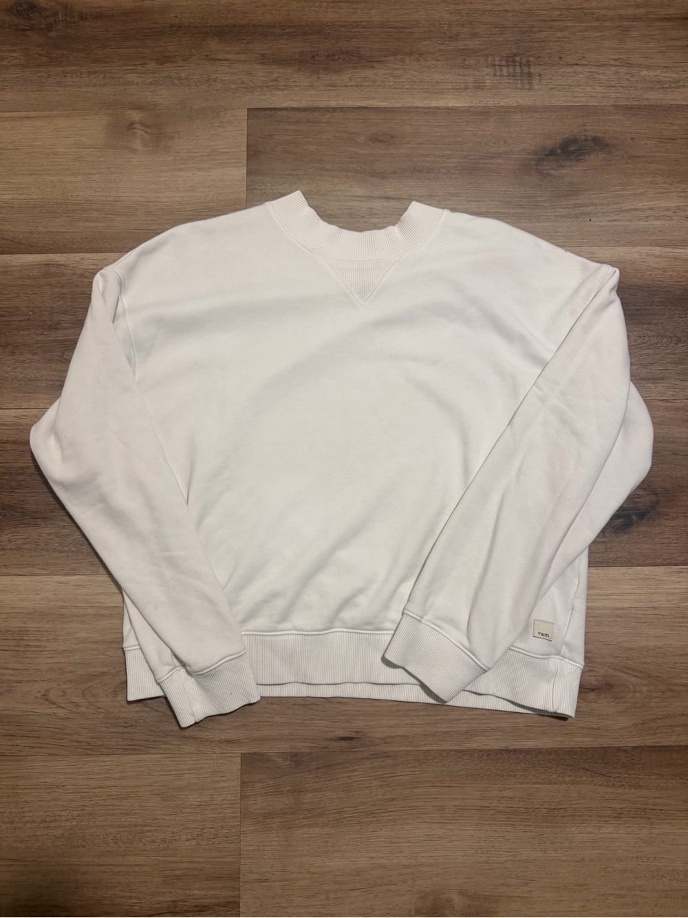 Vuori Sedona Weekender Crew Sweatshirt Pullover Womens Size XS White